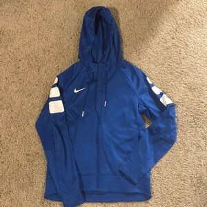 Royal blue Nike Elite zip up jacket. Medium